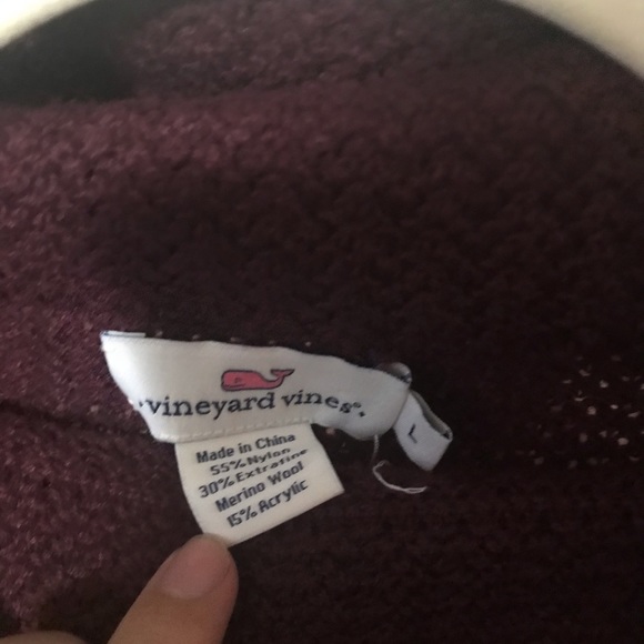 Vineyard Vines Maroon Knit Sweater - Picture 4 of 5